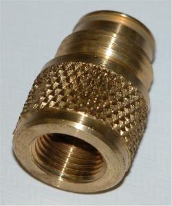 Brass adapter fits paintball guns