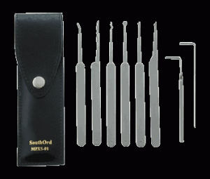 eight piece lock pick set mpxs-08