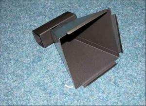Post cone target pellet trap