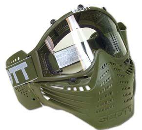 Vectra paintball face mask for glasses wearers