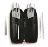 Twenty piece pock pick set with metal handles